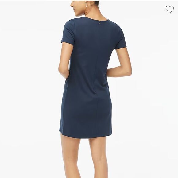 J. Crew Factory Short-sleeve ponte knit dress - Picture 3 of 5